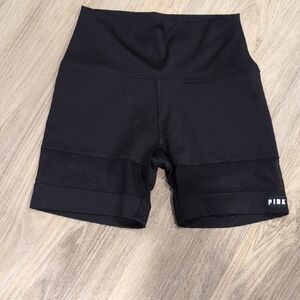 PINK Victoria's Secret Black Bike Shorts Size Small
